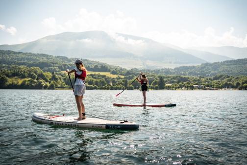 Stand-up paddle sur le lac de Laffrey - Matheysine (38)