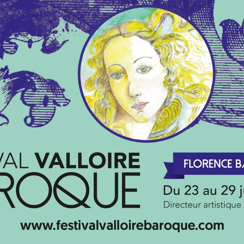 affiche du festival de musique Baroque à Valloire