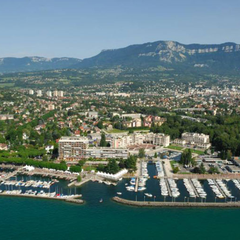 Grand Port d'Aix-les-Bains - Vue aérienne