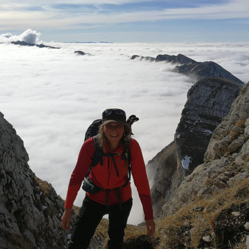 Natacha Noizeux, accompagnatrice en montagne