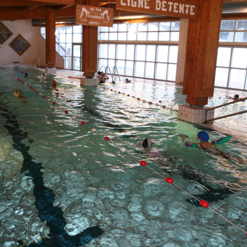 Aquajogging à la piscine des Glières à Val Cenis-Lanslevillard