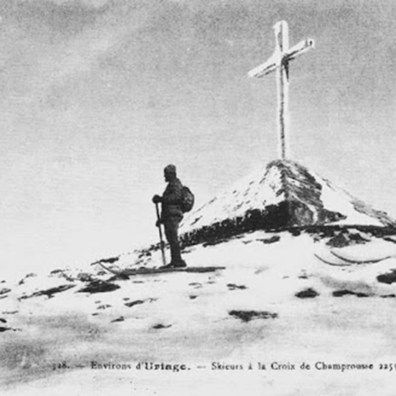 Tirage photo site historique Croix de Chamrousse
