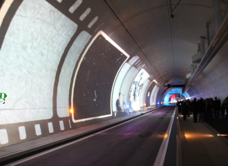 Tunnel de la Croix-Rousse - tube modes doux