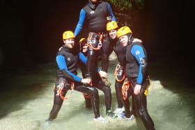 Equilibre vertical - Canyoning