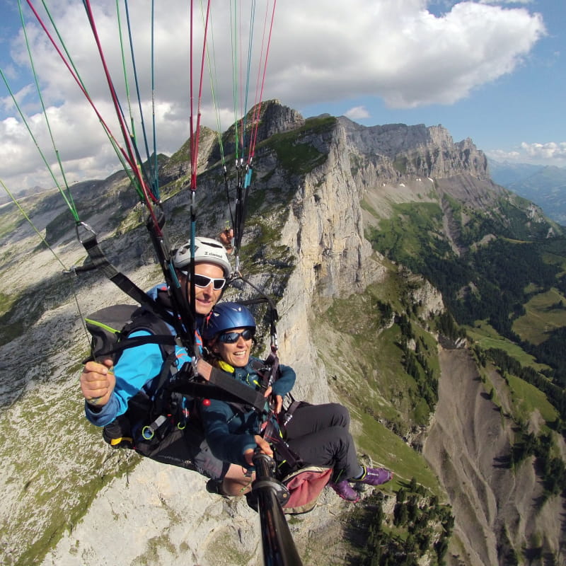 Baptême de l'air - Vol biplace parapente