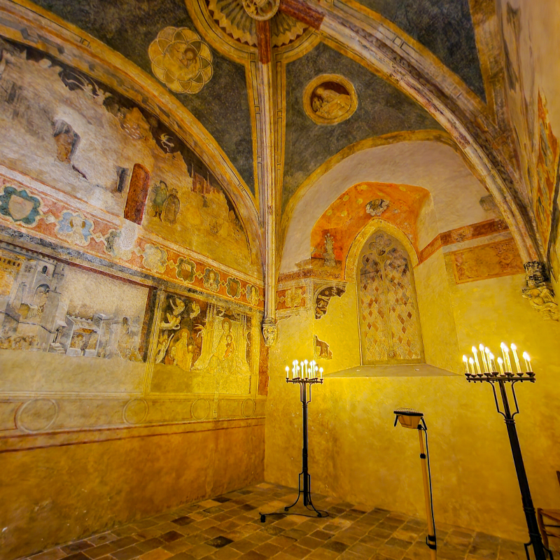 Meillonnas, remarkable frescoes