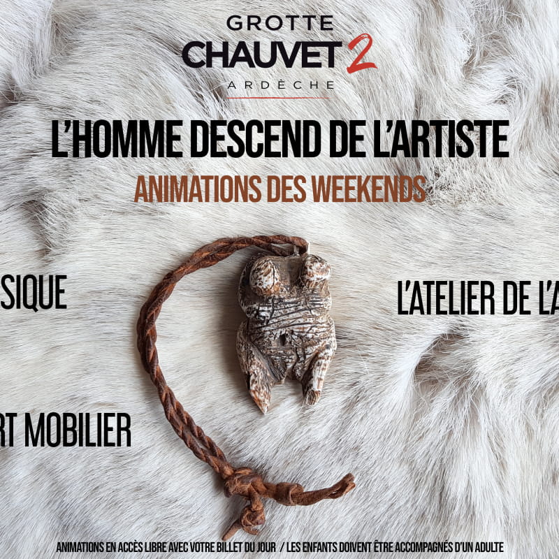 Animations des week-ends de juin 2022 à la Grotte Chauvet 2 Ardèche