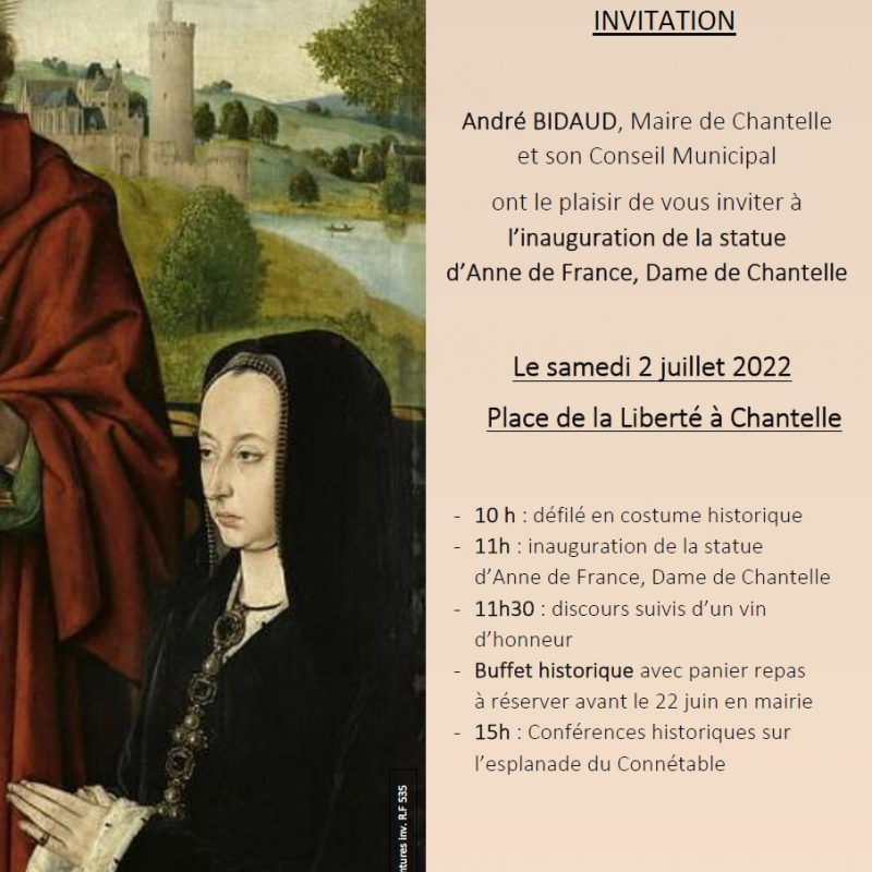 Fête Anne de France - Dame de Chantelle