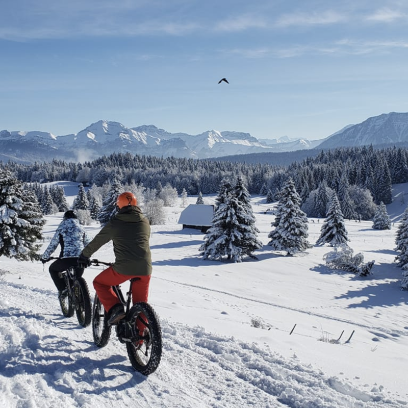 Séminaire Fatbike sur la neige à Savoie Grand Revard