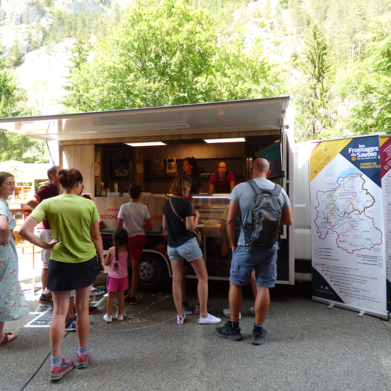 Dégustation food truck de la Route des Fromages de Savoie