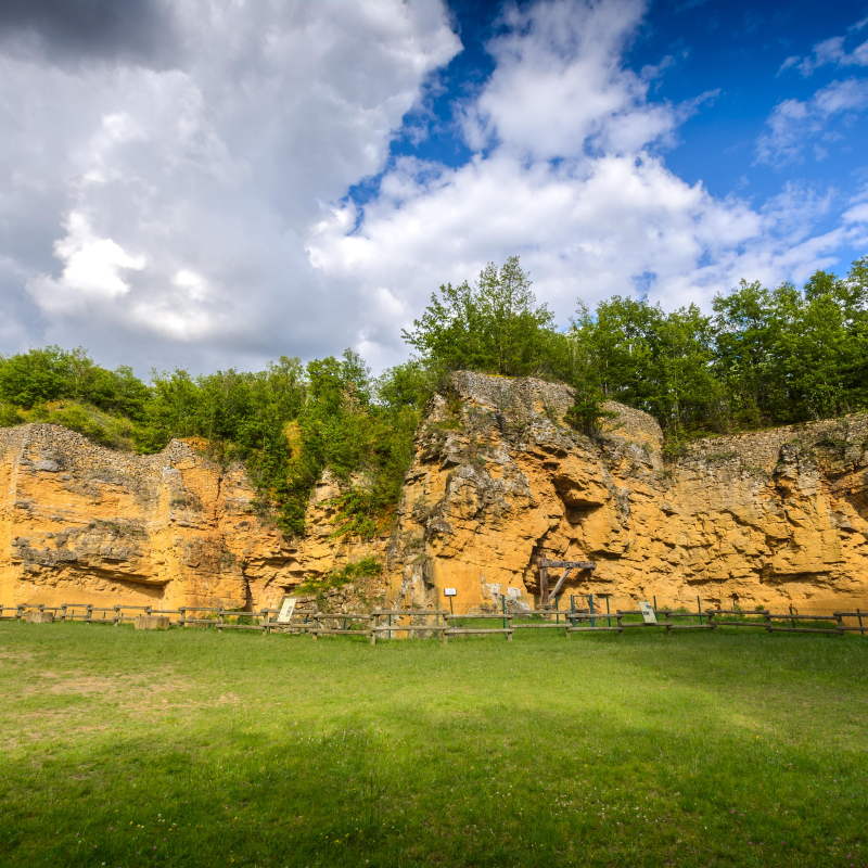 Glay limestone quarries