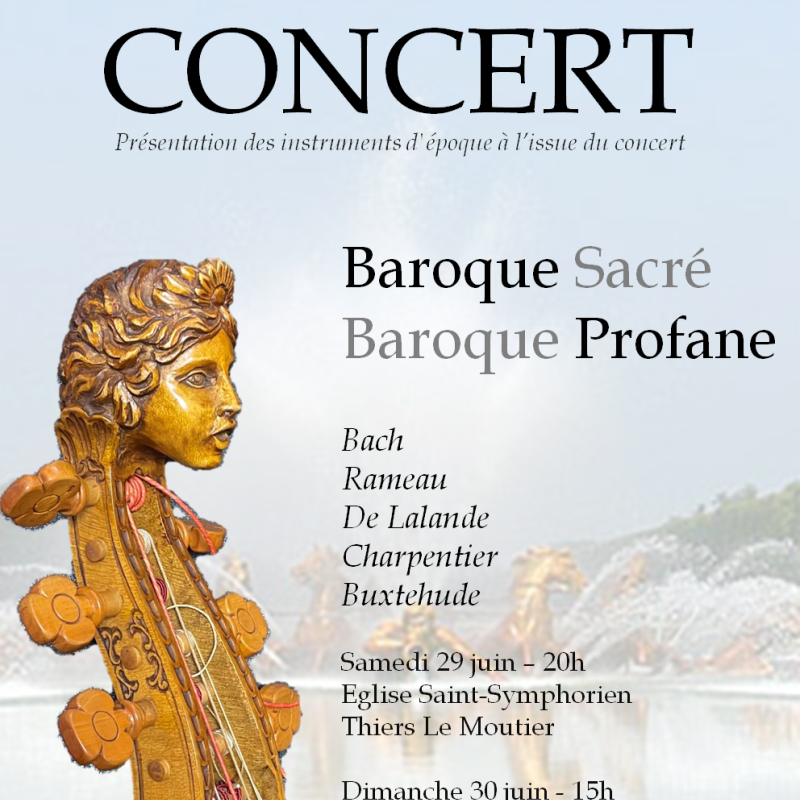 Concert baroque à la Sainte-Chapelle | Vic-le-Comte