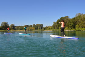 Sortie encadrée en Stand-up Paddle sur le Rhône sauvage