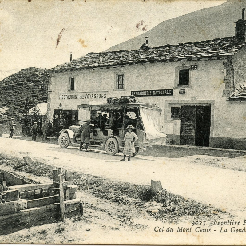 Vintage postcard Col du Mont-Cenis