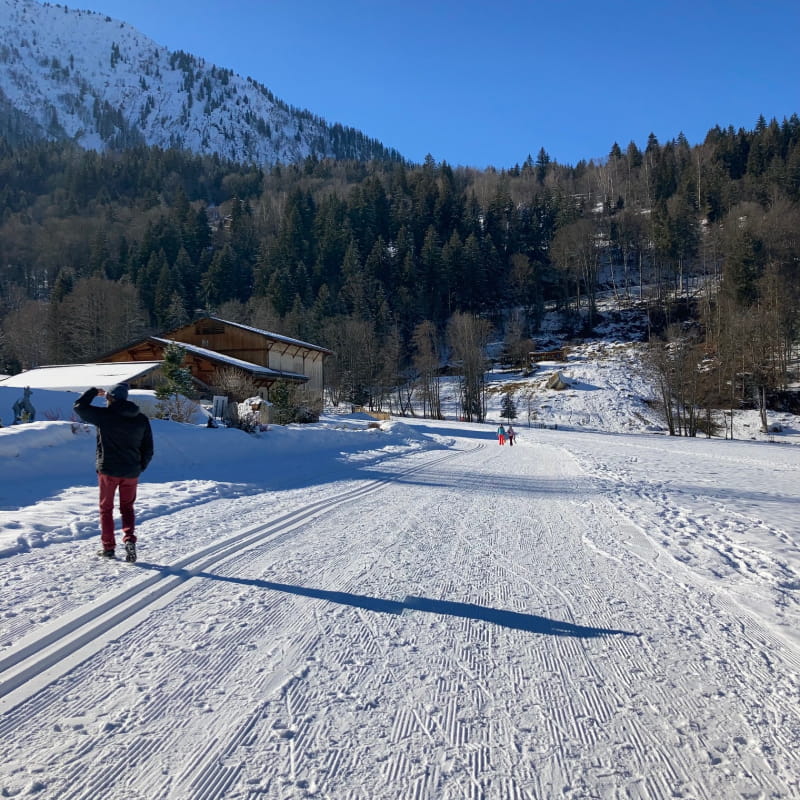 Itinéraire ski de fond Les Chavants