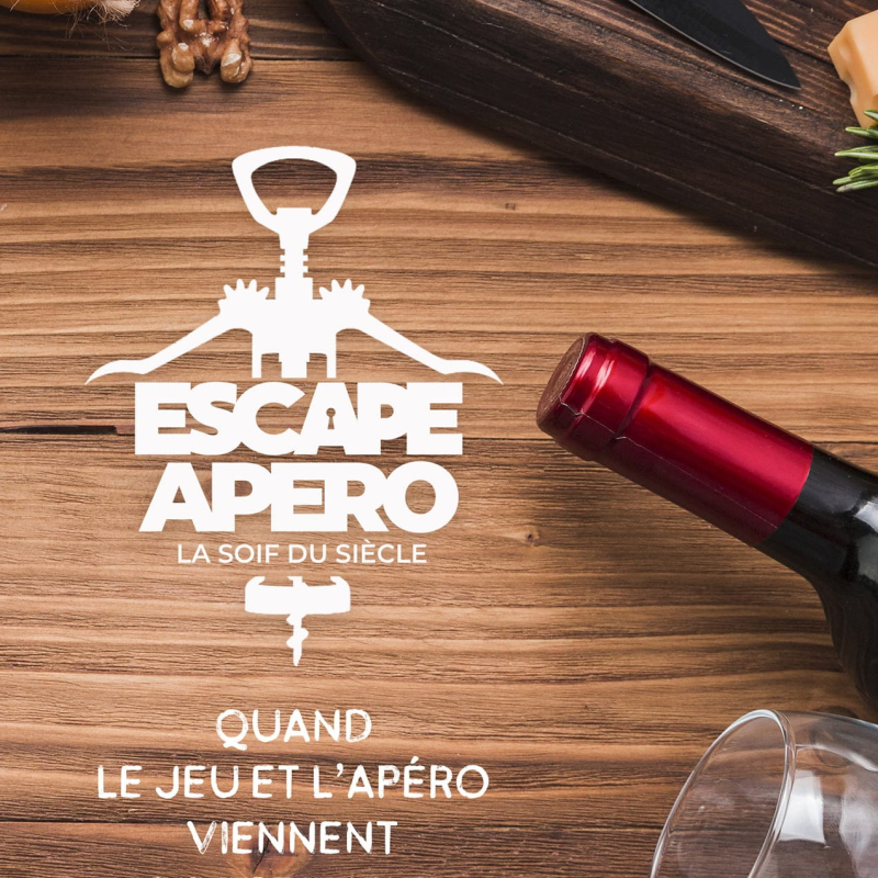 Mobile aperitif escape game poster in Val Cenis