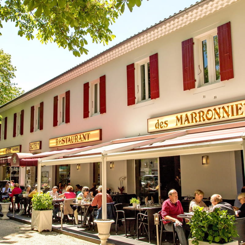 Terrasse restaurant les Marronniers