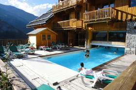 Location de vacances à Valloire, Odalys Campanule 204 piscine