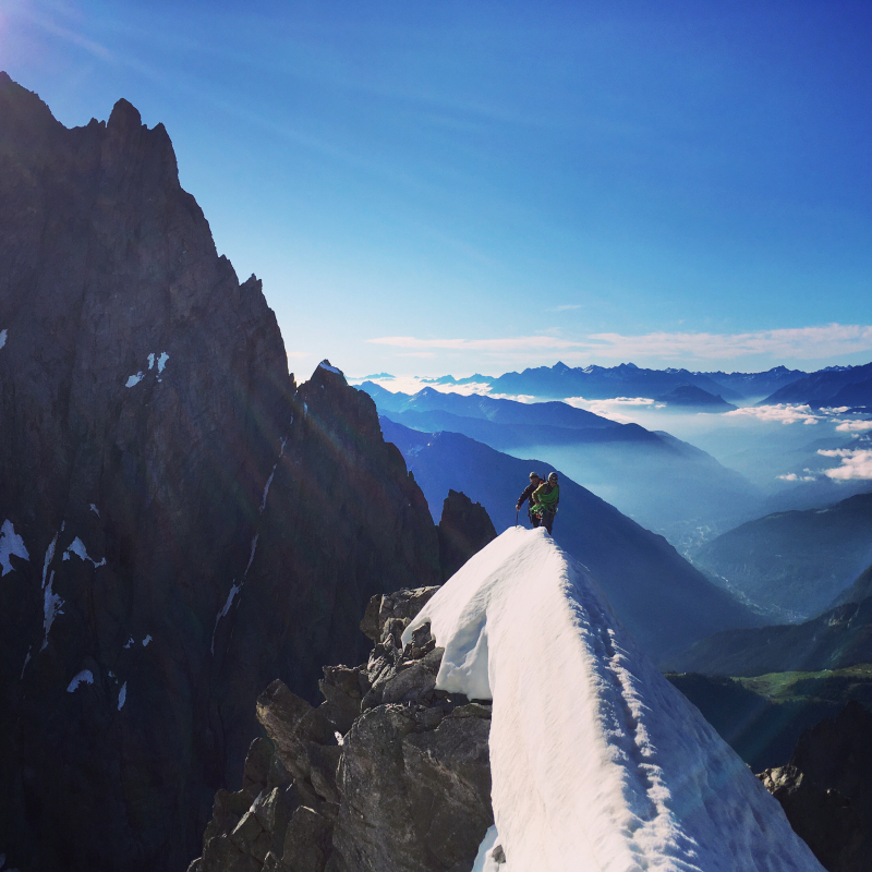Alpinisme avec le bureau des guides Châtel-val d'Abondance