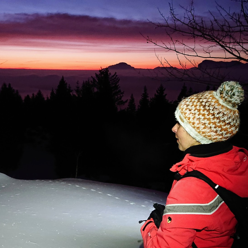 Randonnée en Raquettes - After-ski : les 7 Laux by Night