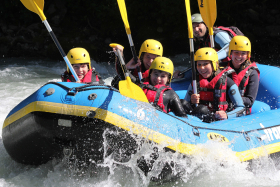 rafting famille