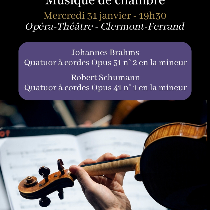 Brahms - R.Schumann | Orchestre National d'Auvergne