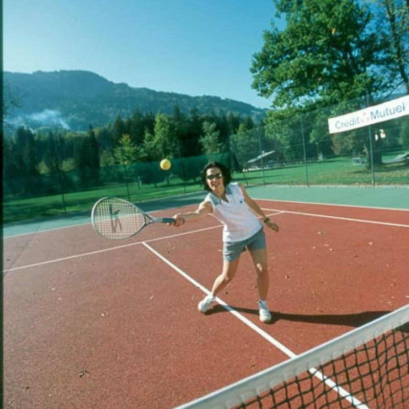 Tennis court for rent in Verchaix