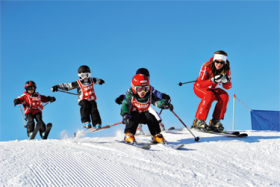 Cours collectifs alpin  enfants esf Corrençon