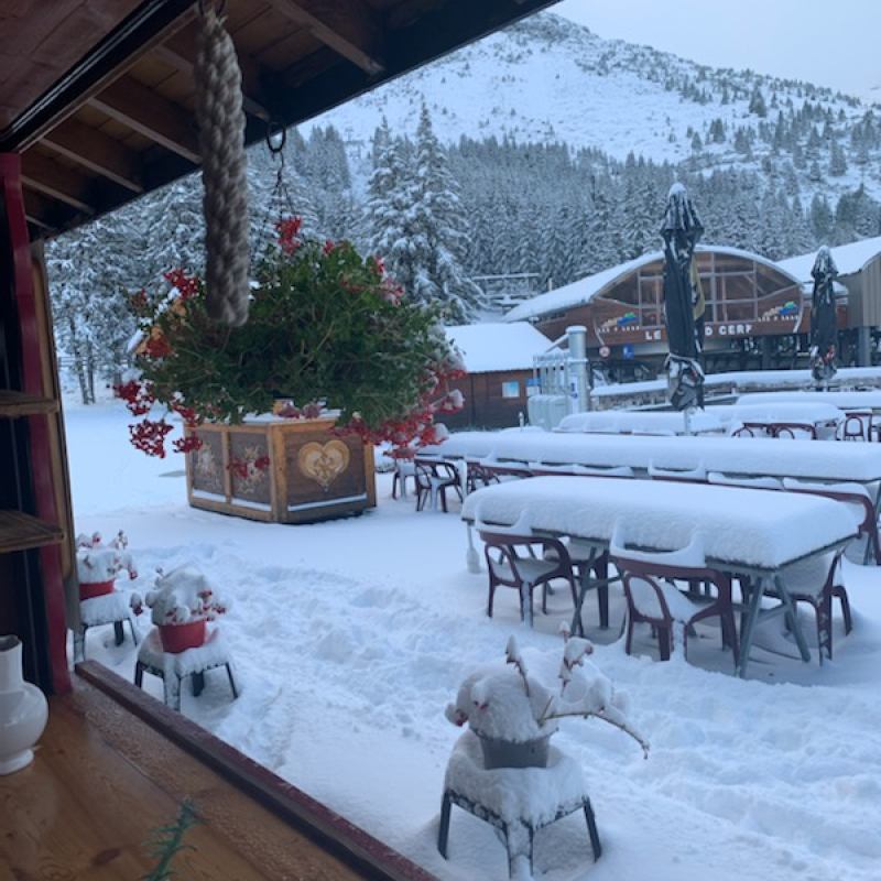 Restaurant Le Farinaud en hiver