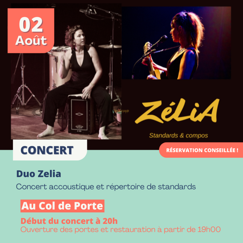 Duo Zélia en Concert
