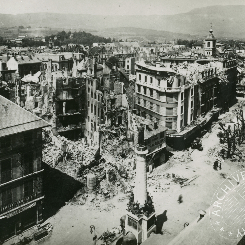 The 1944 bombing and reconstruction