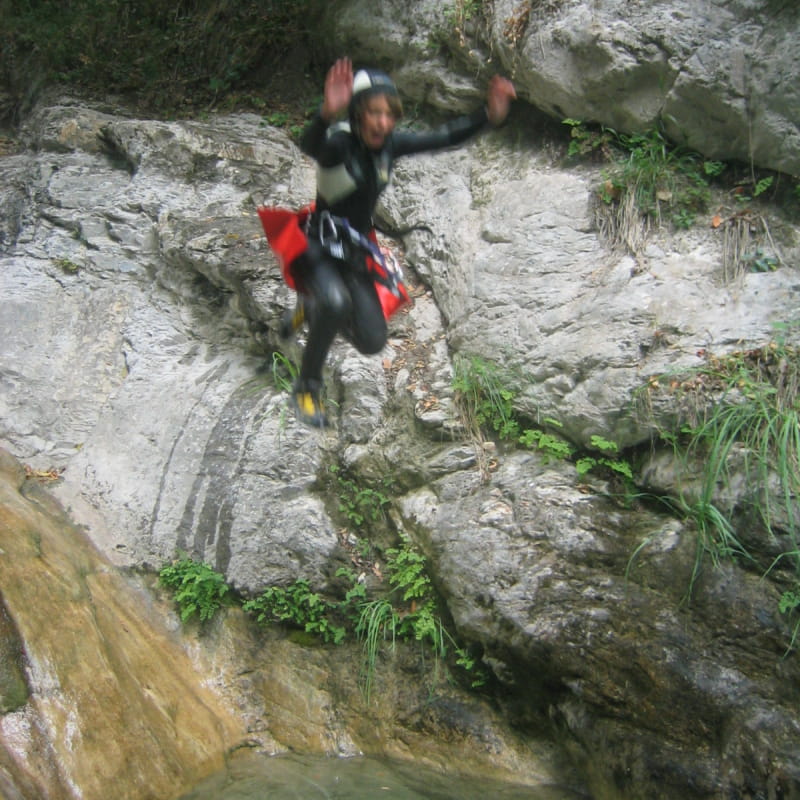 saut canyoning