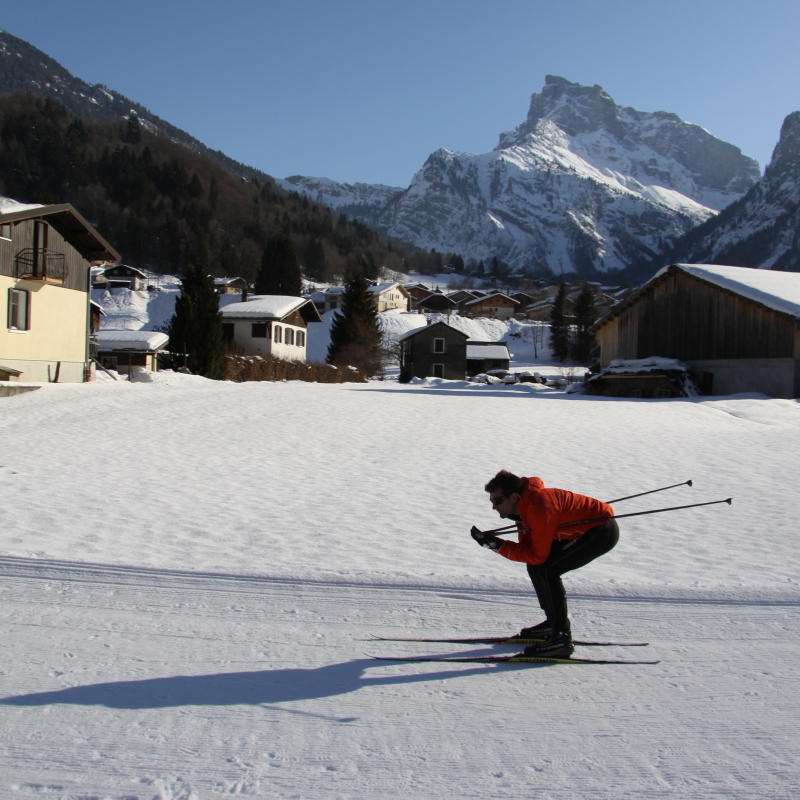 Cross country skiing lessons