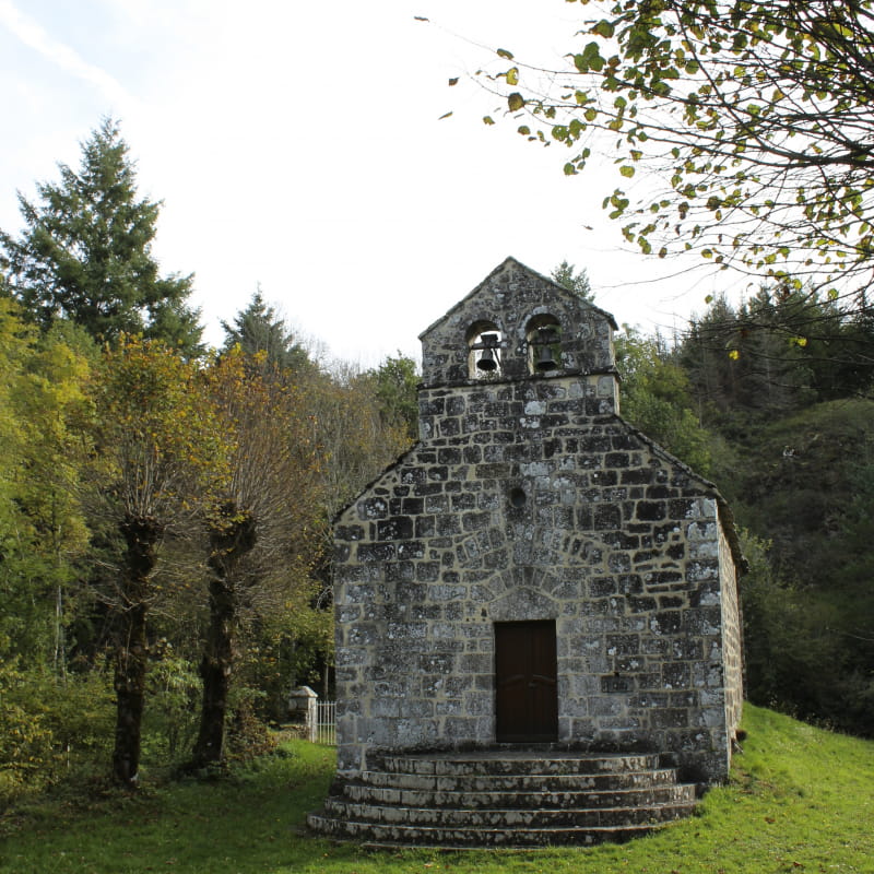 La chapelle de Jailhac - 10 km