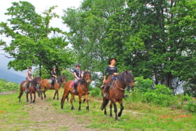 Randonnée à cheval dans le Vercors  sur les chevaux de Barraquand - 2 jours