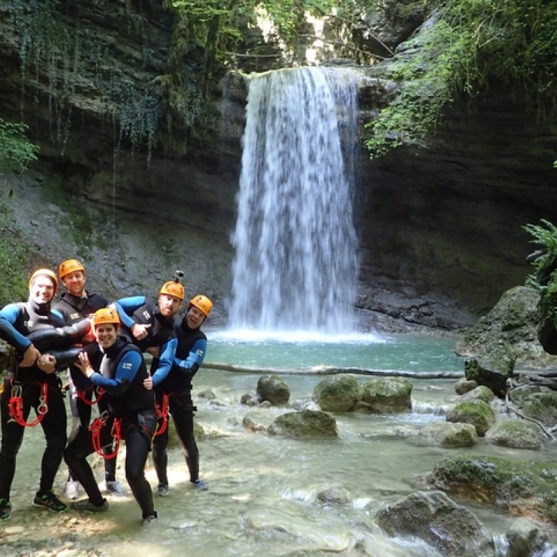 Canyoning Bugey Équilibre Vertical