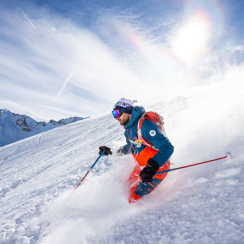 Ski hors-piste guides de haute montagne