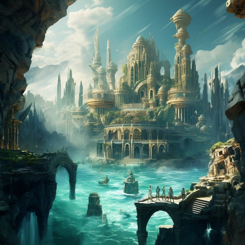 The city of Atlantis
