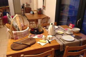 Chambres d'hôtes des Brouilly à Saint Lager ( Rhône - Beaujolais) : le petit-déjeuner