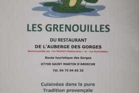 Restaurant Auberge des Gorges