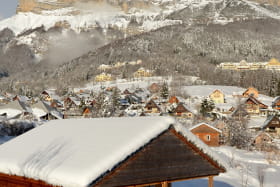 chalets camping hiver