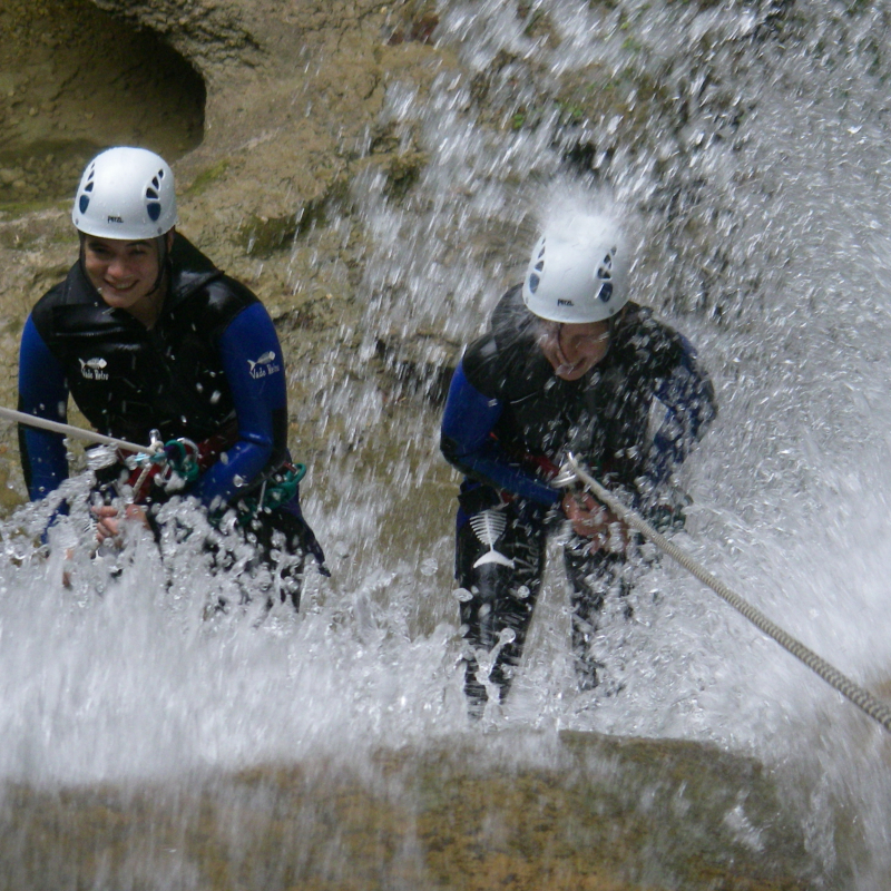 Canyoning avec Lézard des Bois