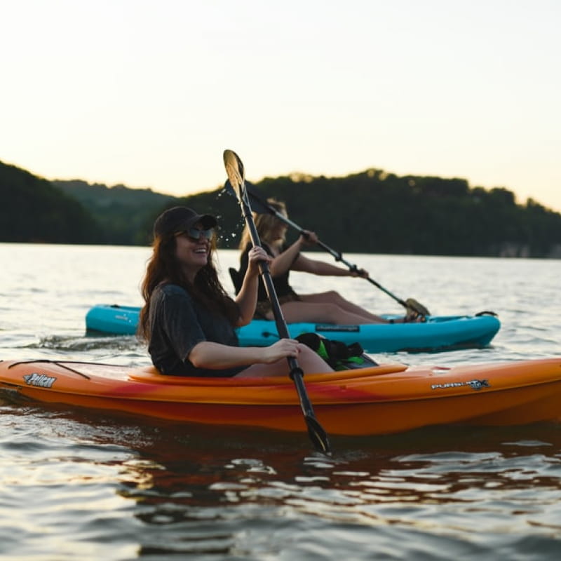 Randonnée kayak sur le lac