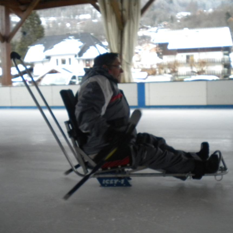 Ice sledging for the disabled loan