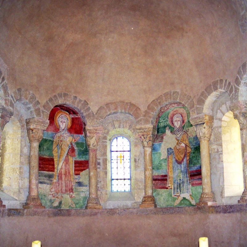 Church of Illiat and its wall frescoes