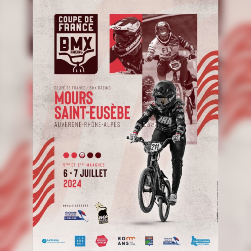 5ème et 6ème manches de Coupe de France de BMX - Escales estivales Romans