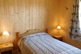Appartement Le Lièvre Blanc - Chalet neuf à La Toussuire en Savoie - chambre double 2