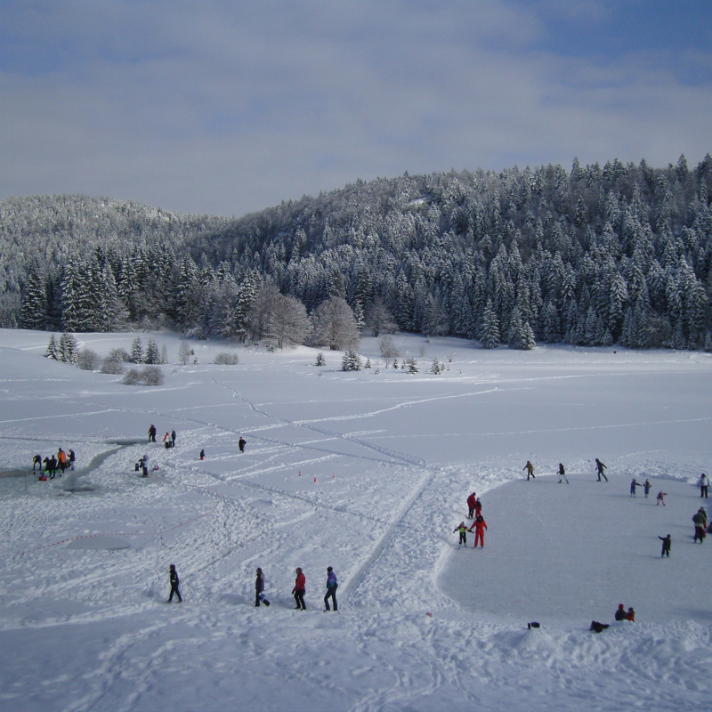 Patinage lac Genin