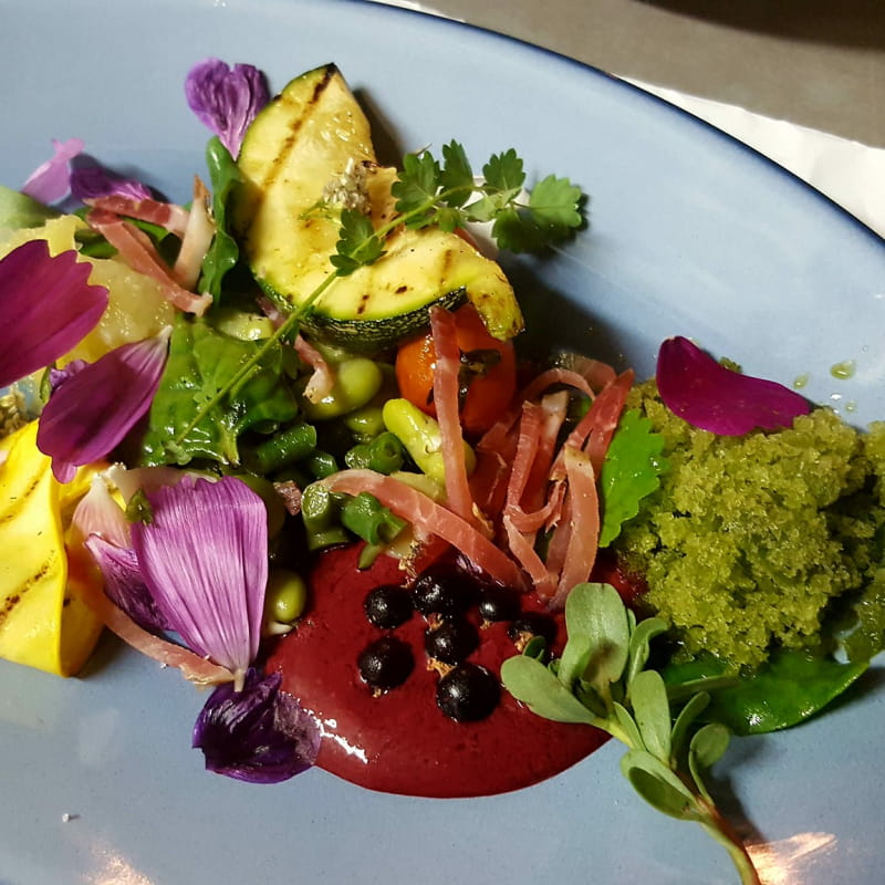 Assiette dressée