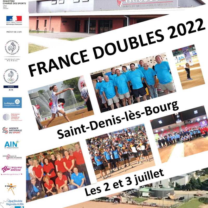 Championnat de France Double 2022 sport boules